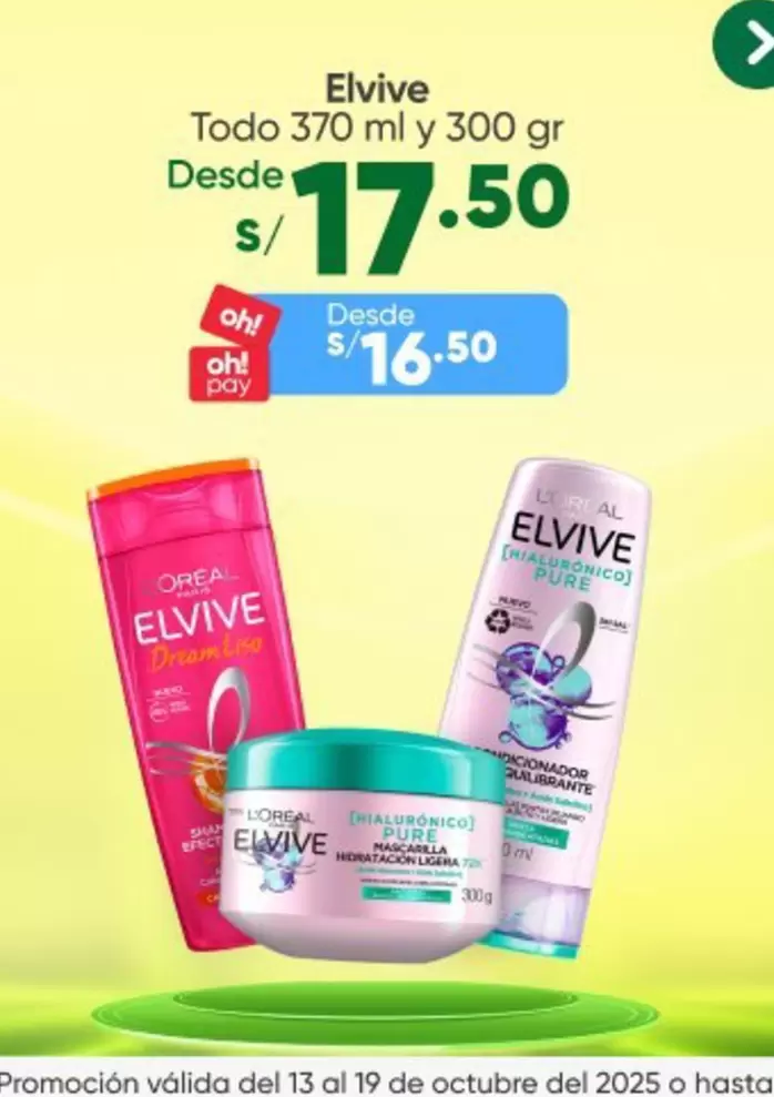 Elvive - Todo 370 ml y 300 gr