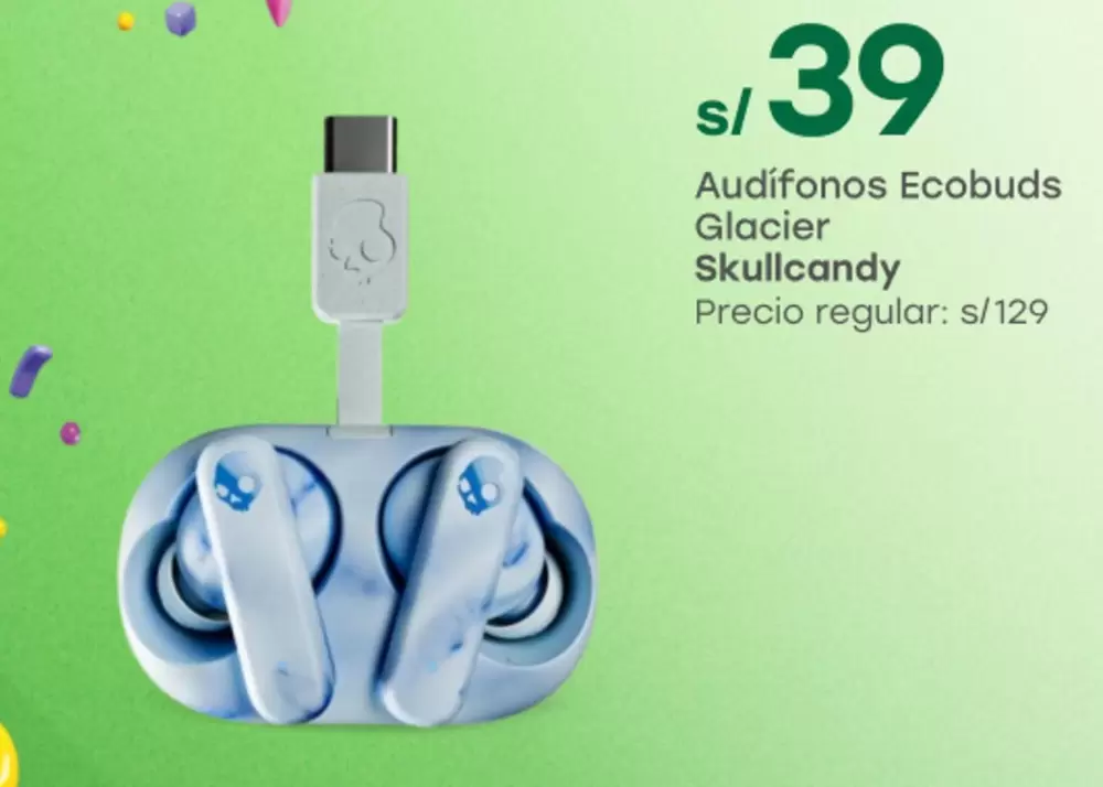 Glacier  - Audifonos Ecobuds Glacier
