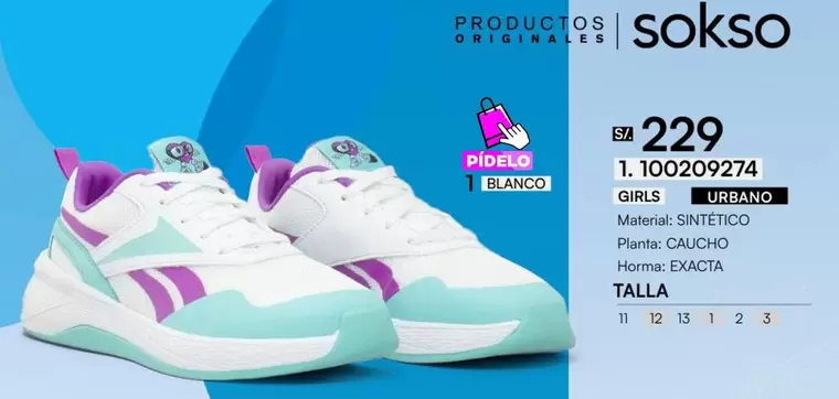 Urbano - tenis niña