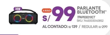 Solo - PARLANTE BLUETOOTH ТРАP030210CT