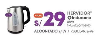 Indurama - HERVIDOR HHNX
