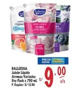 Ballerina - Jabón Líquido Aromas Variados
