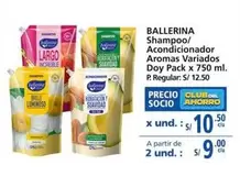 Ballerina - Shampoo/ Acondicionador Aromas Variados