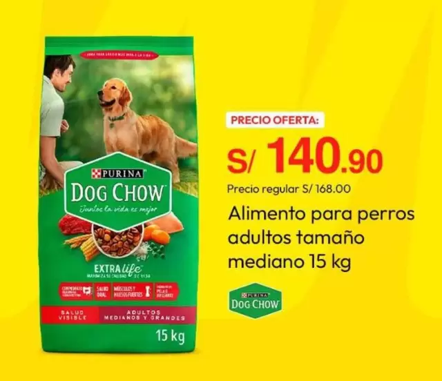 Dog Chow - Alimento para perros adultos tamaño mediano