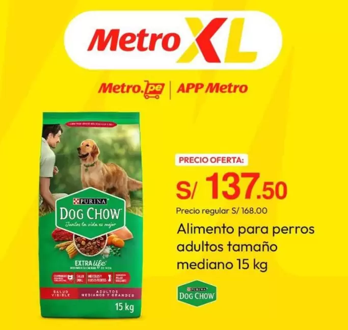 Dog Chow - Alimento para perros adultos tamaño mediano