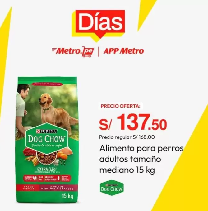 Dog Chow - Alimento para perros adultos tamaño mediano
