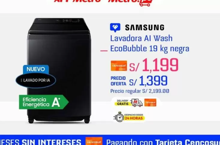 Samsung - Lavadora Al Wash