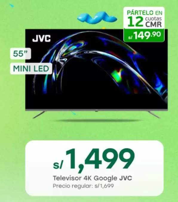 JVC - Televisor 4K Google