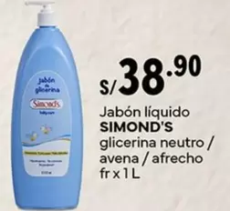 Simond's - glicerina neutro/ avena/afrecho