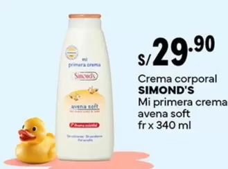 Simond's - Crema corporal