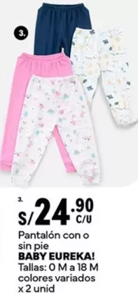 Pantalón con o sin pie