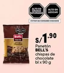 Bell's - Panetón chispas de chocolate