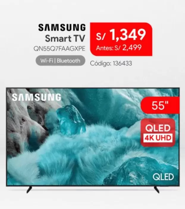 Samsung - Smart TV QN55Q7FAAGXPE