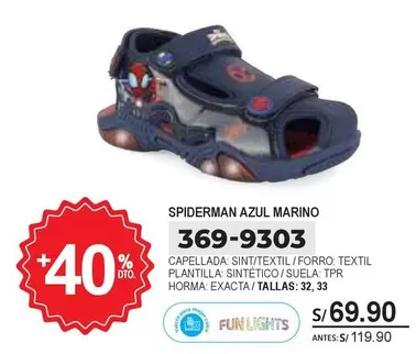 Spiderman - SPIDERMAN AZUL MARINO