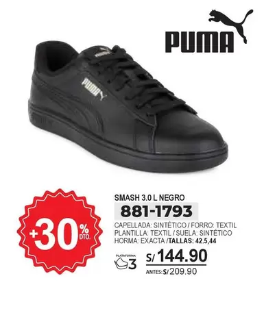 Puma - SMASH 3.0L NEGRO