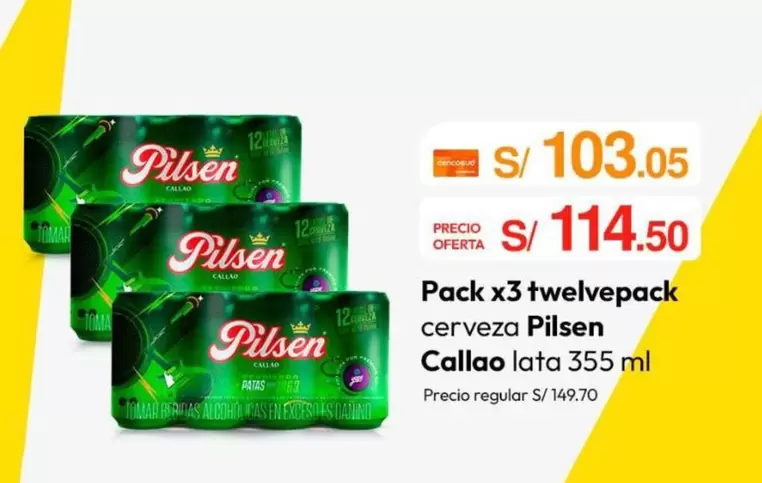 Pilsen - Pack x3 twelvepack