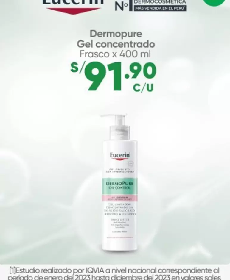 Eucerin - Dermopure Gel concentrado