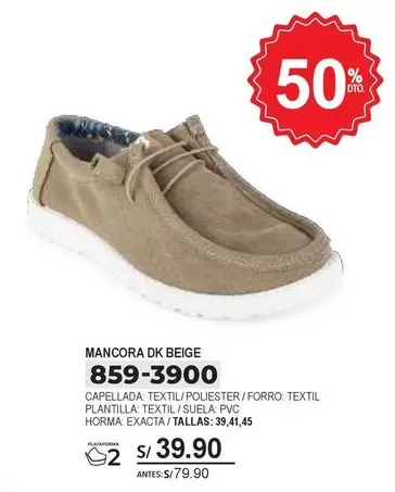 MANCORA DK BEIGE 859-3900