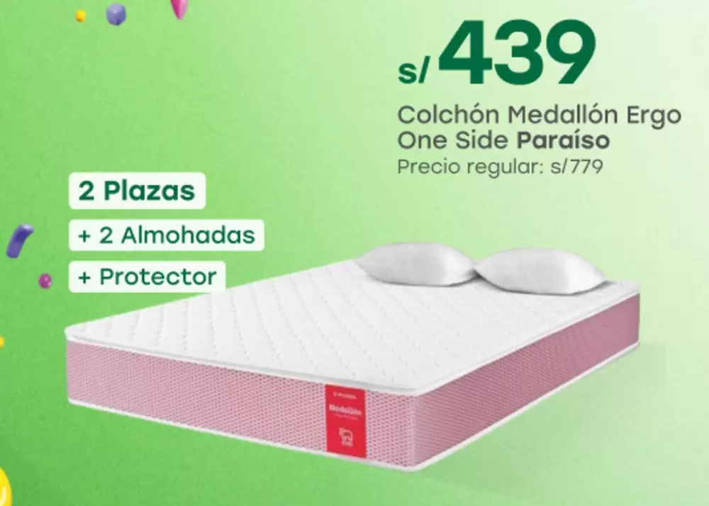 Colchón Medallón Ergo One Side