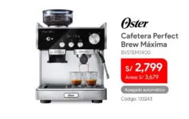 Oster - Cafetera Perfect Brew Máxima