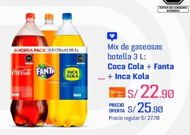 Coca-Cola - Coca Cola + Fanta + Inca Kola