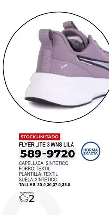FLYER LITE 3 WNS LILA