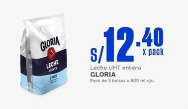Gloria - Leche UHT entera