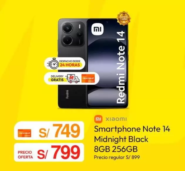 Xiaomi - Smartphone Note 14