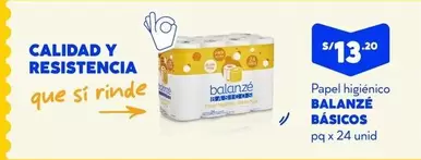 Balanzé - Papel higiénico