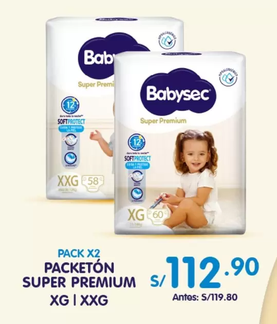 Babysec - PACKETÓN SUPER PREMIUM