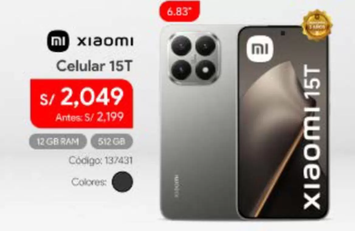 Xiaomi - Celular 15T