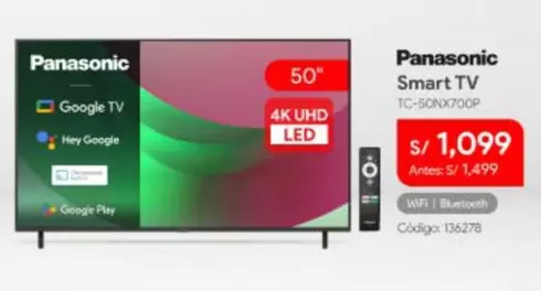 Panasonic - Smart TV TC-50NX700P