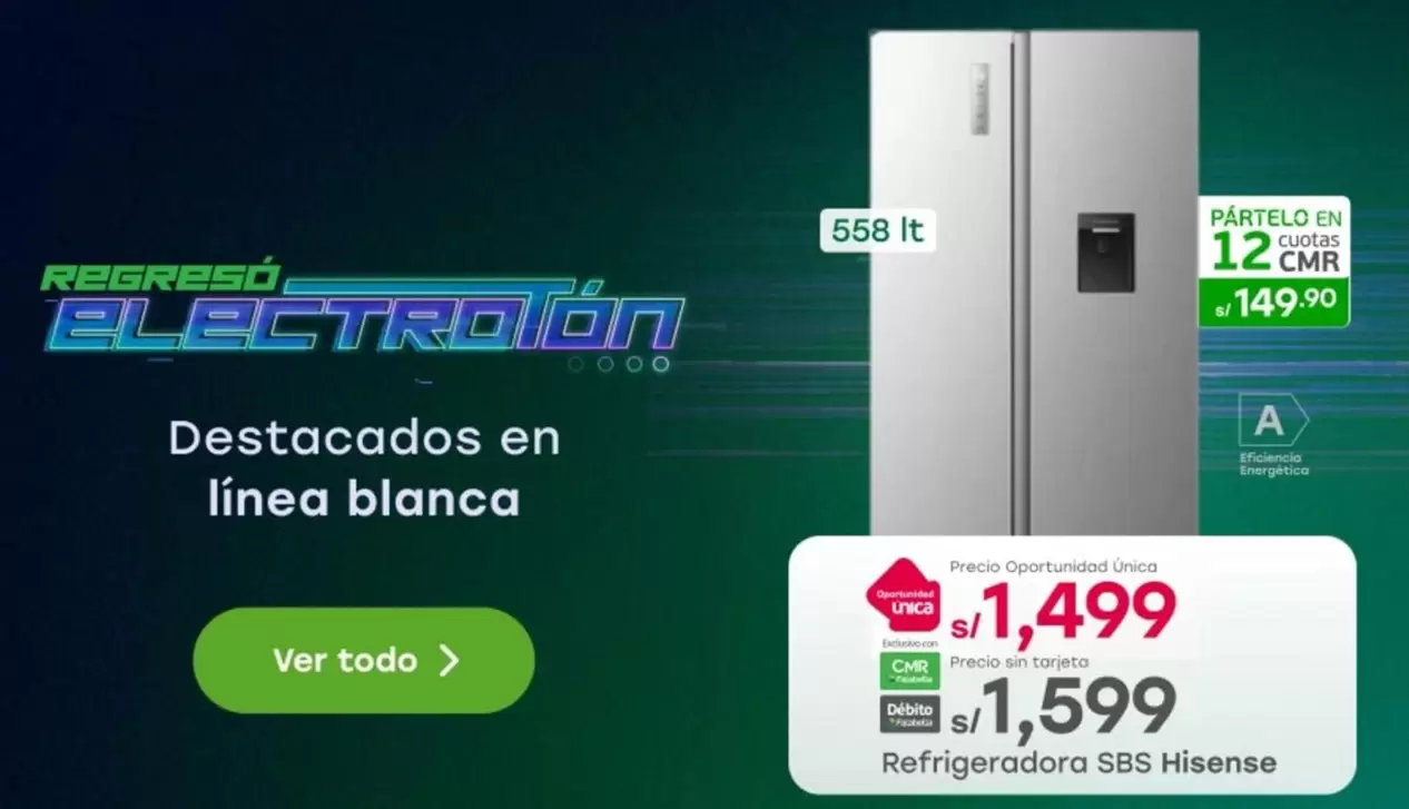 Hisense - Refrigeradora SBS