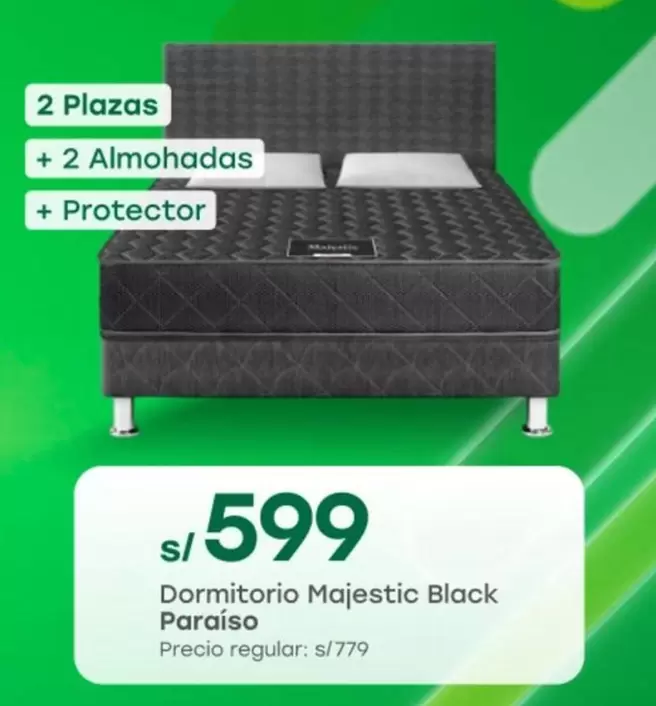 Dormitorio Majestic Black Paraíso