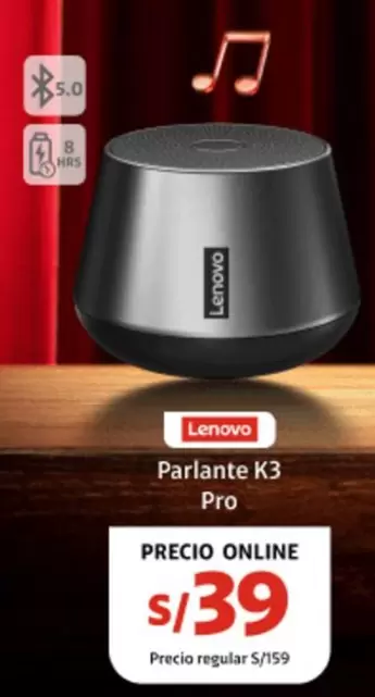 Lenovo - Parlante K3 Pro