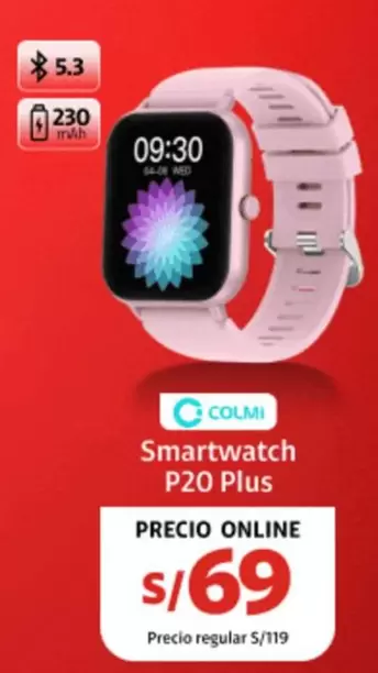 Smartwatch P20 Plus