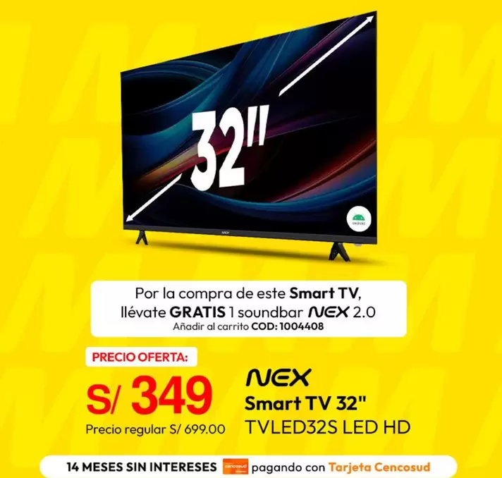 Nex - Smart TV 32"