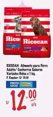 Ricocan - Alimento para Perro Adulto/ Cachorros Sabores Variados Bolsa x 1 kg