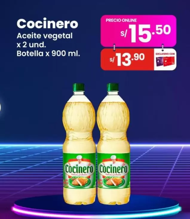 Cocinero - Aceite vegetal