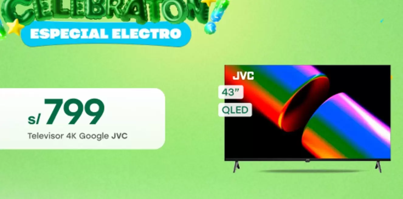 JVC - Televisor 4K Google
