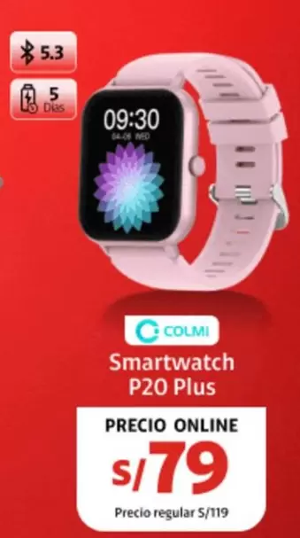 Smartwatch P20 Plus