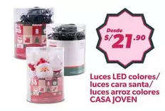 Casa Joven - Luces LED colores/ luces cara santa/ luces arroz colores