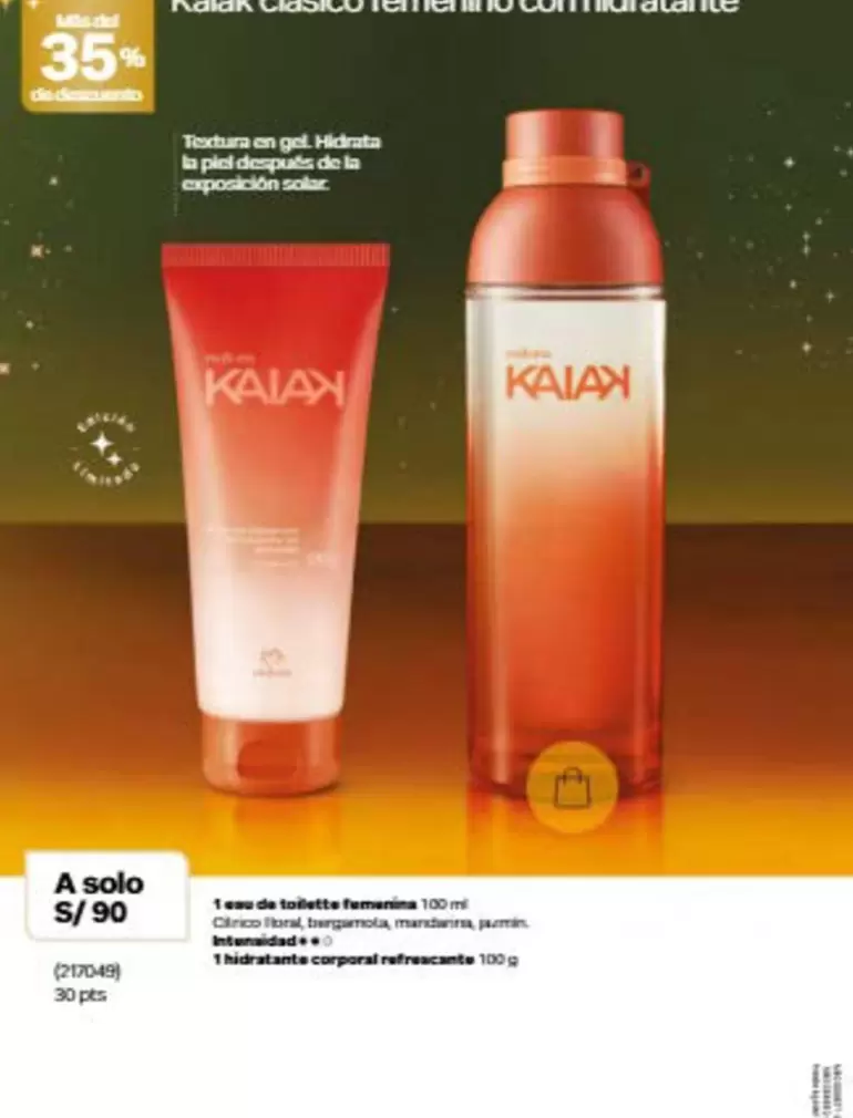 Kaiak -  Clásico Femenino com Hidratante