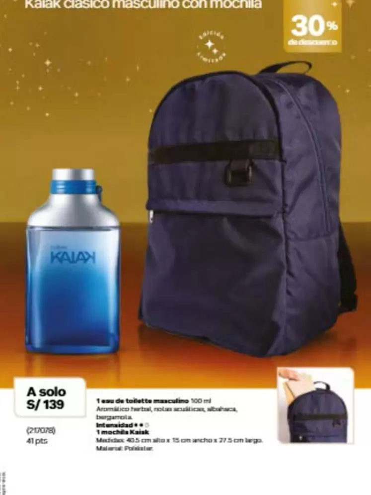 Solo - clásico masculino con mochila
