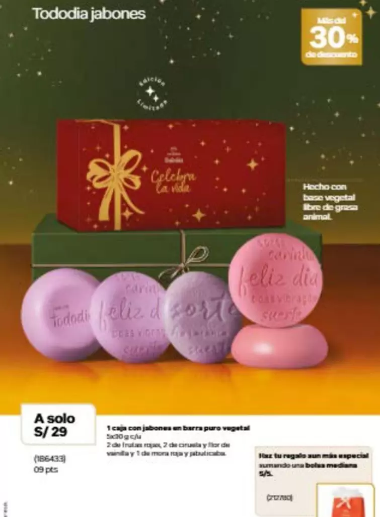 Vida - Caja Con Jabones En Barra Puro Vegetal