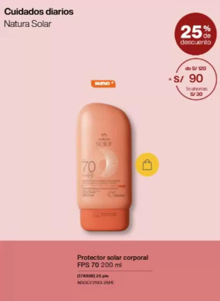 Natura - Protector solar corporal