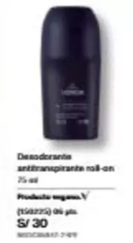 Desodorante antitranspirante roll-on