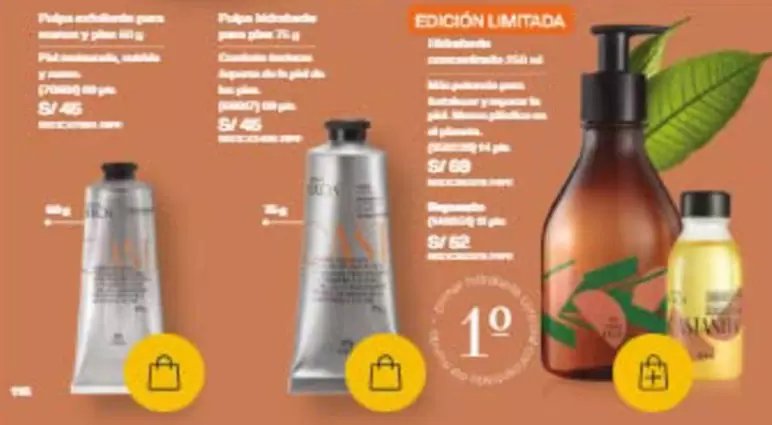 Pro    - Pulpa hidratante para manos y pulpa hidratante para pies