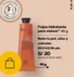 Pulpa hidratante para manos 40 g