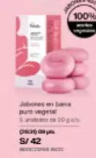 Jabones en barra puro vegetal